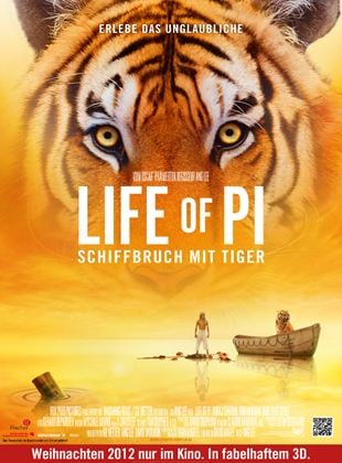 Life of Pi - Schiffbruch mit Tiger